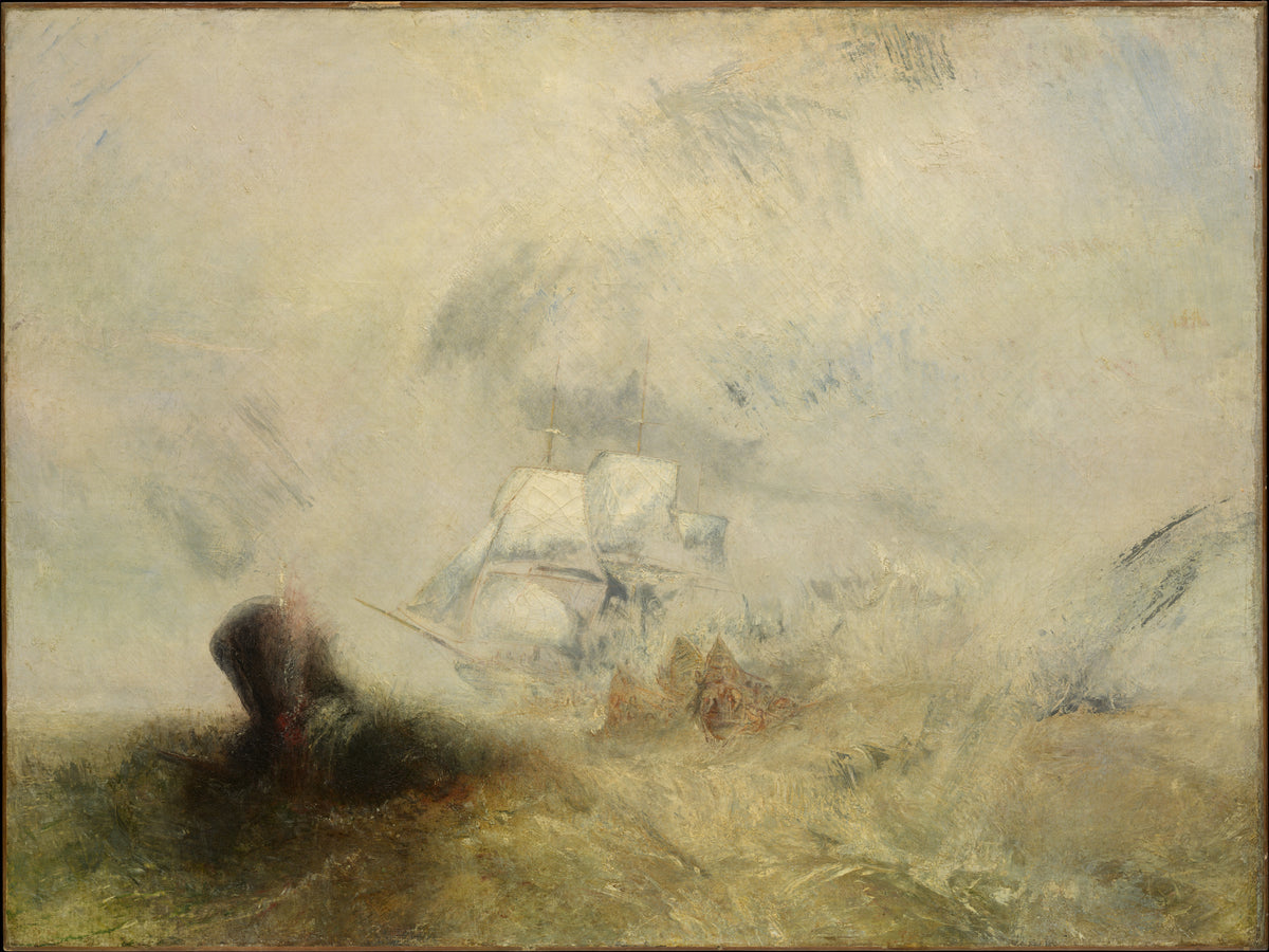 Whalers by Joseph Mallord William Turner - Romantic canvas print
