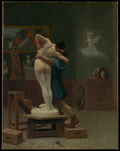 Pygmalion and Galatea by Jean-Léon Gérôme - Oil Painting canvas print
