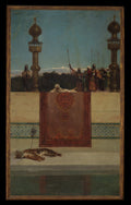 The Sultan's Tiger by Benjamin-Constant (Jean-Joseph-Benjamin Constant) - Oil Painting canvas print