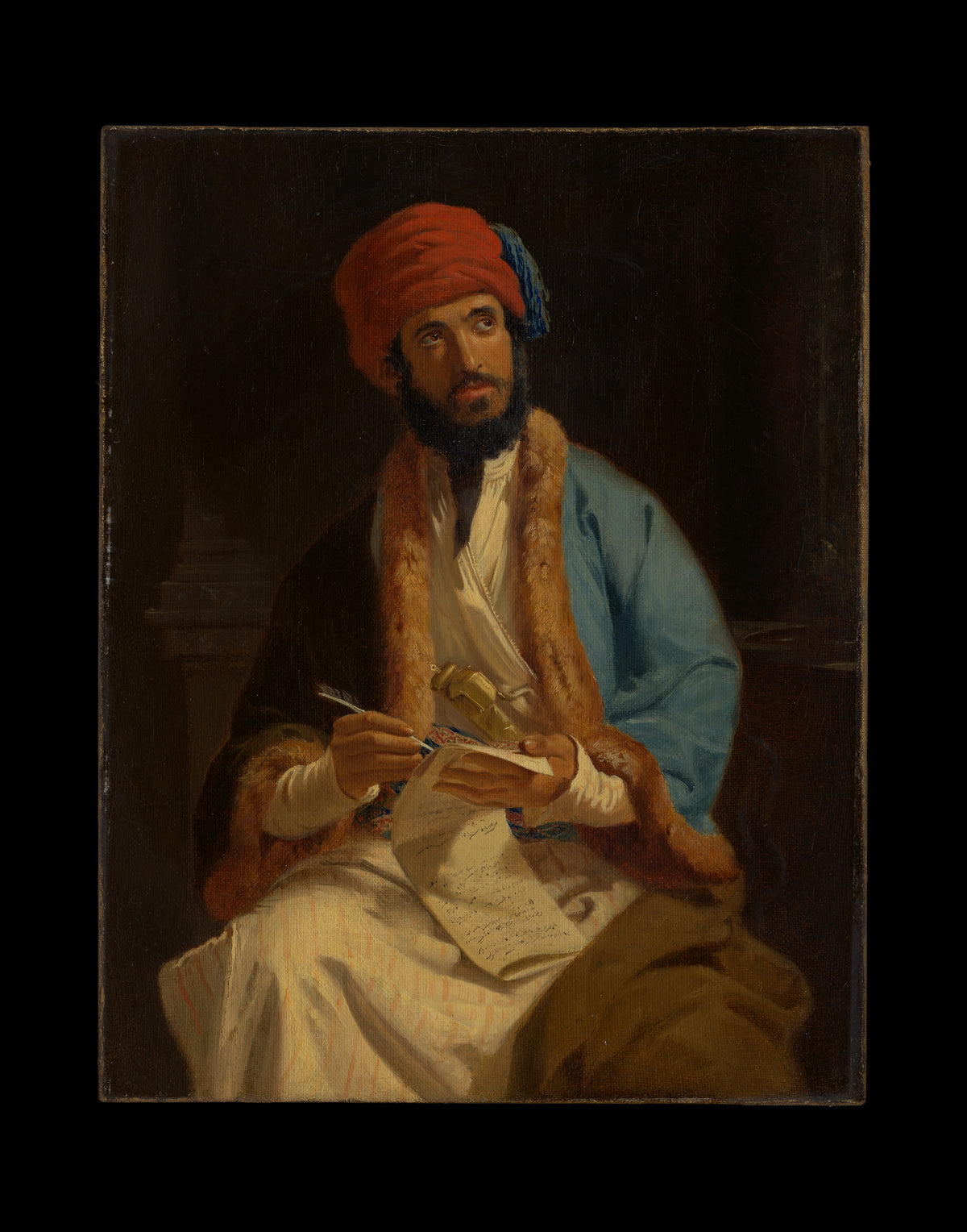 The Arab Sage by German Painter - Oil Painting canvas print