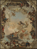 Allegory of the Planets and Continents by Giovanni Battista Tiepolo - Oil Painting canvas print