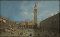 Piazza San Marco by Canaletto (Giovanni Antonio Canal) - Oil Painting canvas print