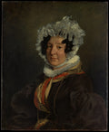 Madame Henri Franois Riesener Flicit Longrois, 17861847 by Eugène Delacroix - Romantic canvas print