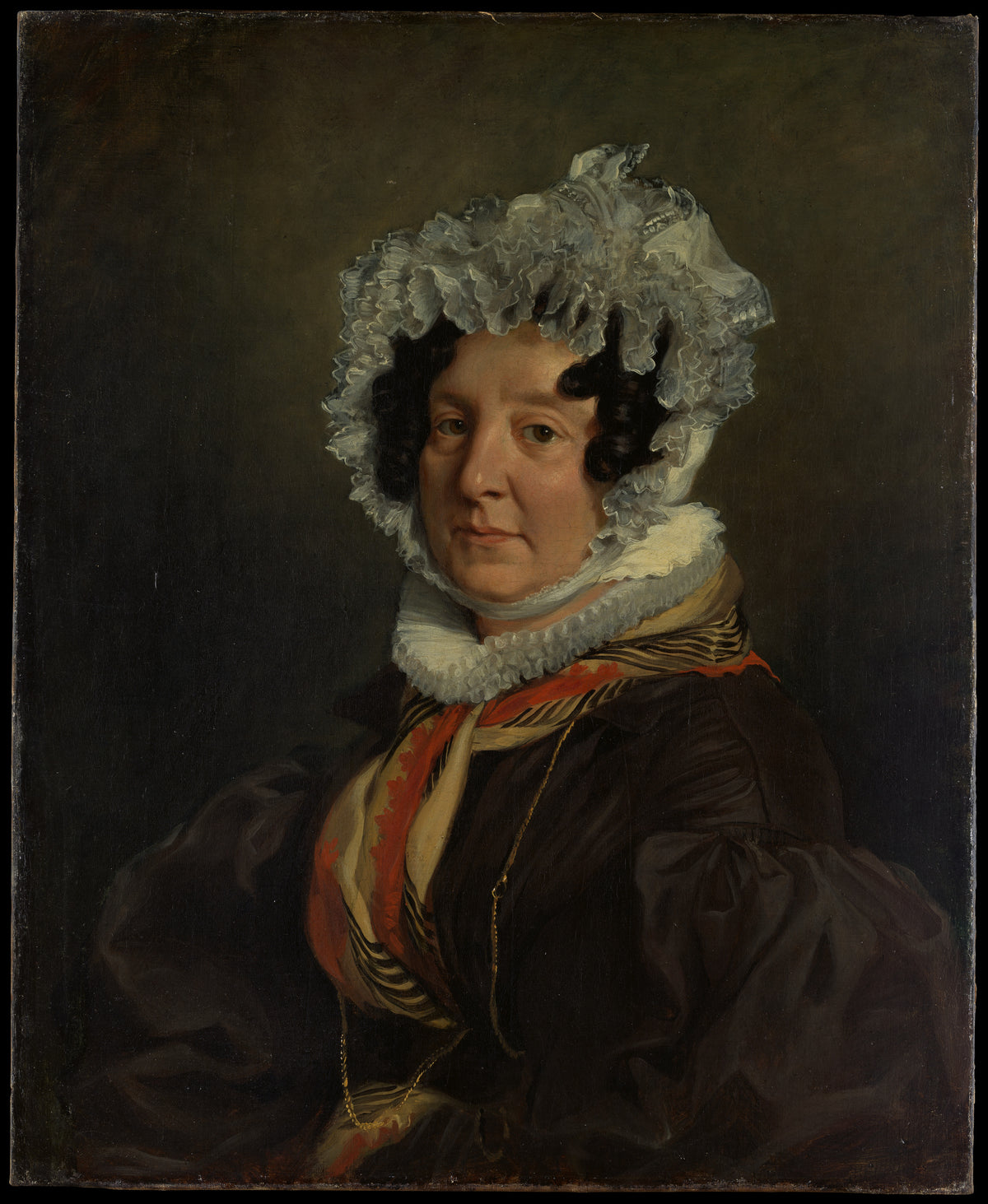 Madame Henri Franois Riesener Flicit Longrois, 17861847 by Eugène Delacroix - Romantic canvas print