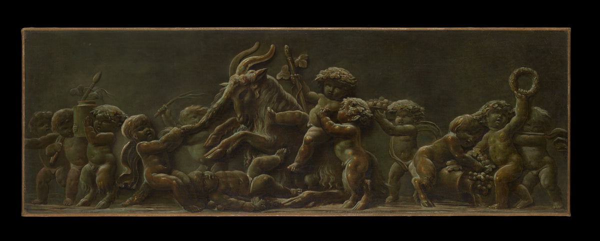 Infant Bacchanal by Piat Joseph Sauvage - Oil Painting canvas print