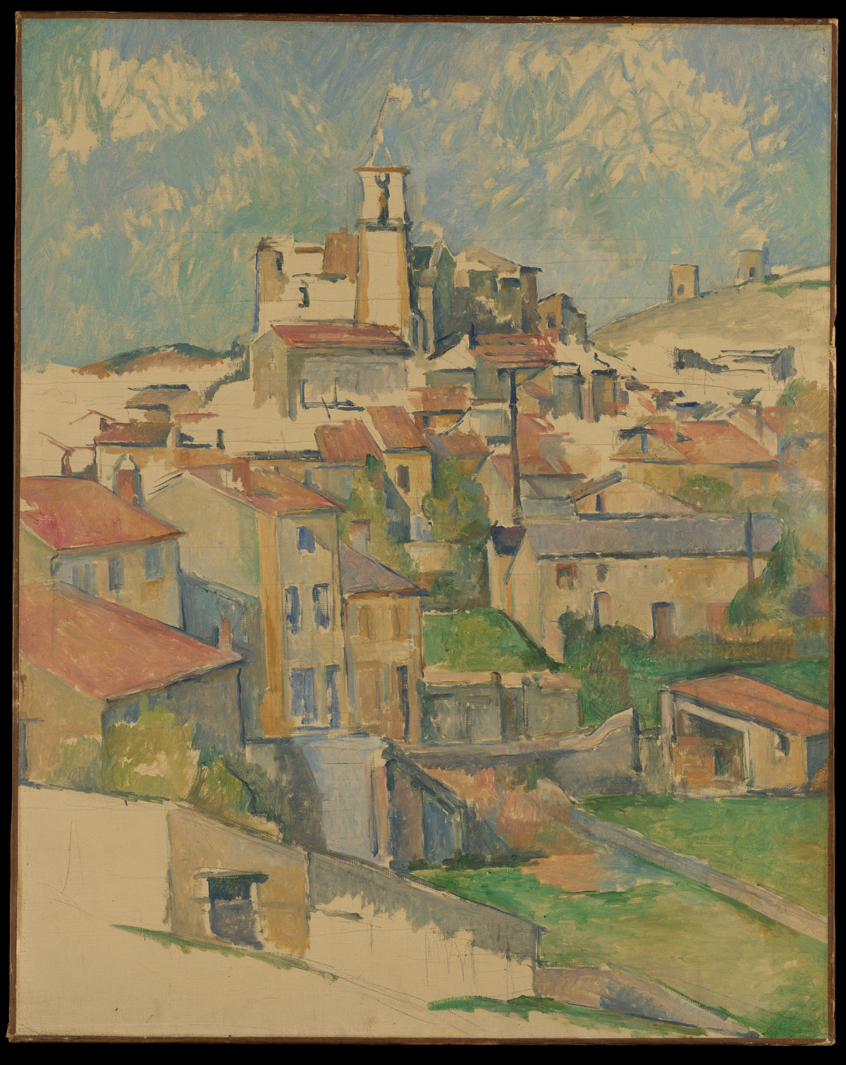 Gardanne by Paul Cézanne - Oil Painting canvas print