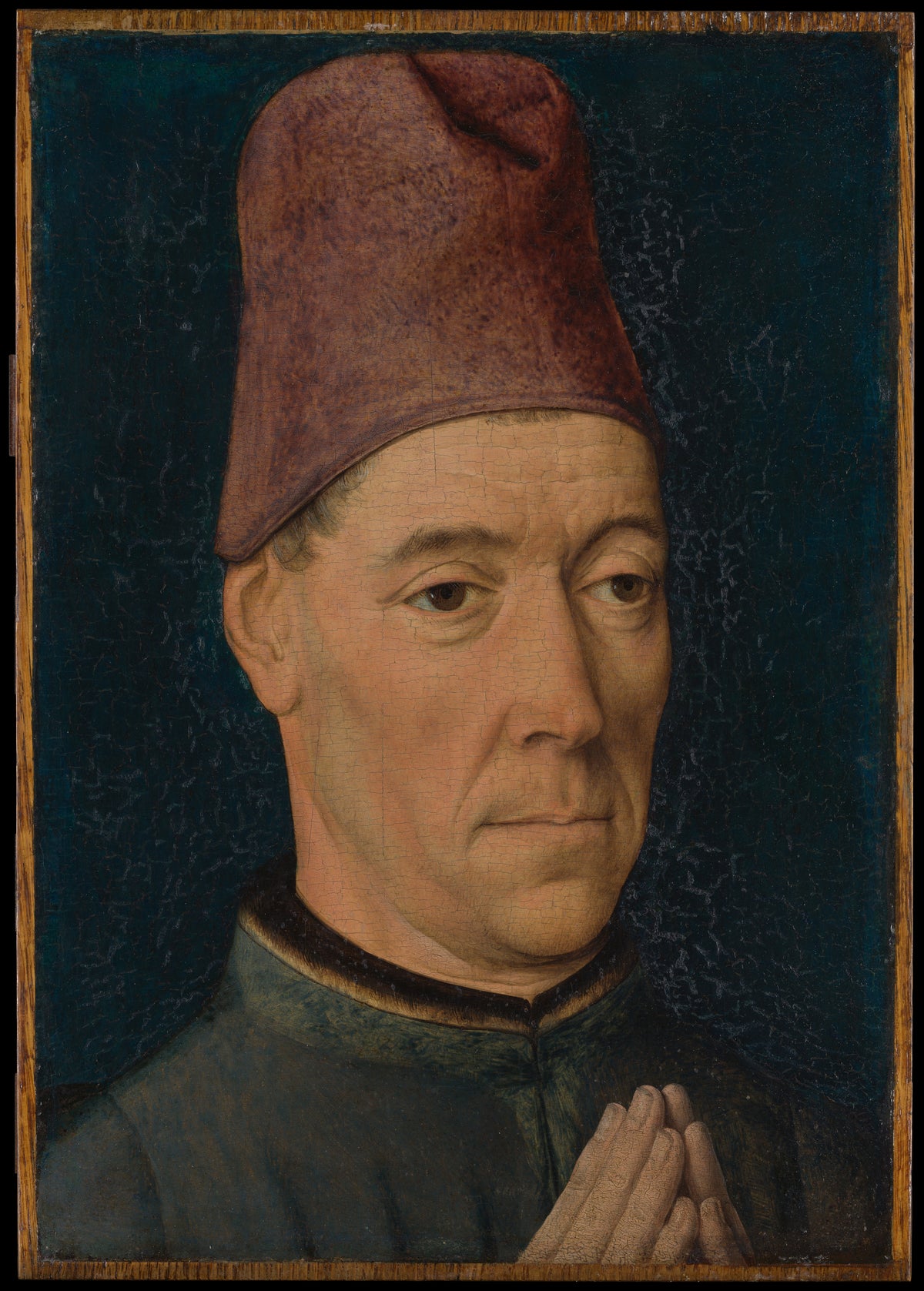 Portrait of a Man by Dieric Bouts - Classic Art canvas print