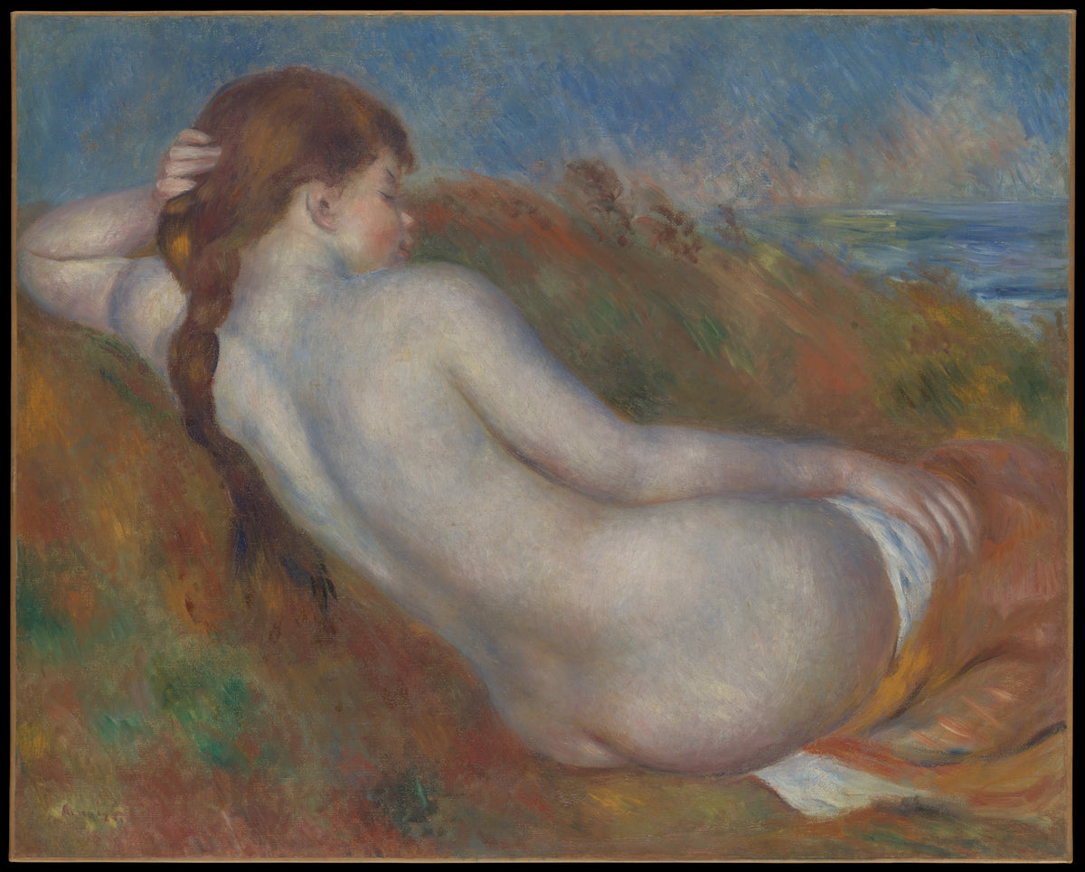 Reclining Nude by Auguste Renoir - Impressionist canvas print