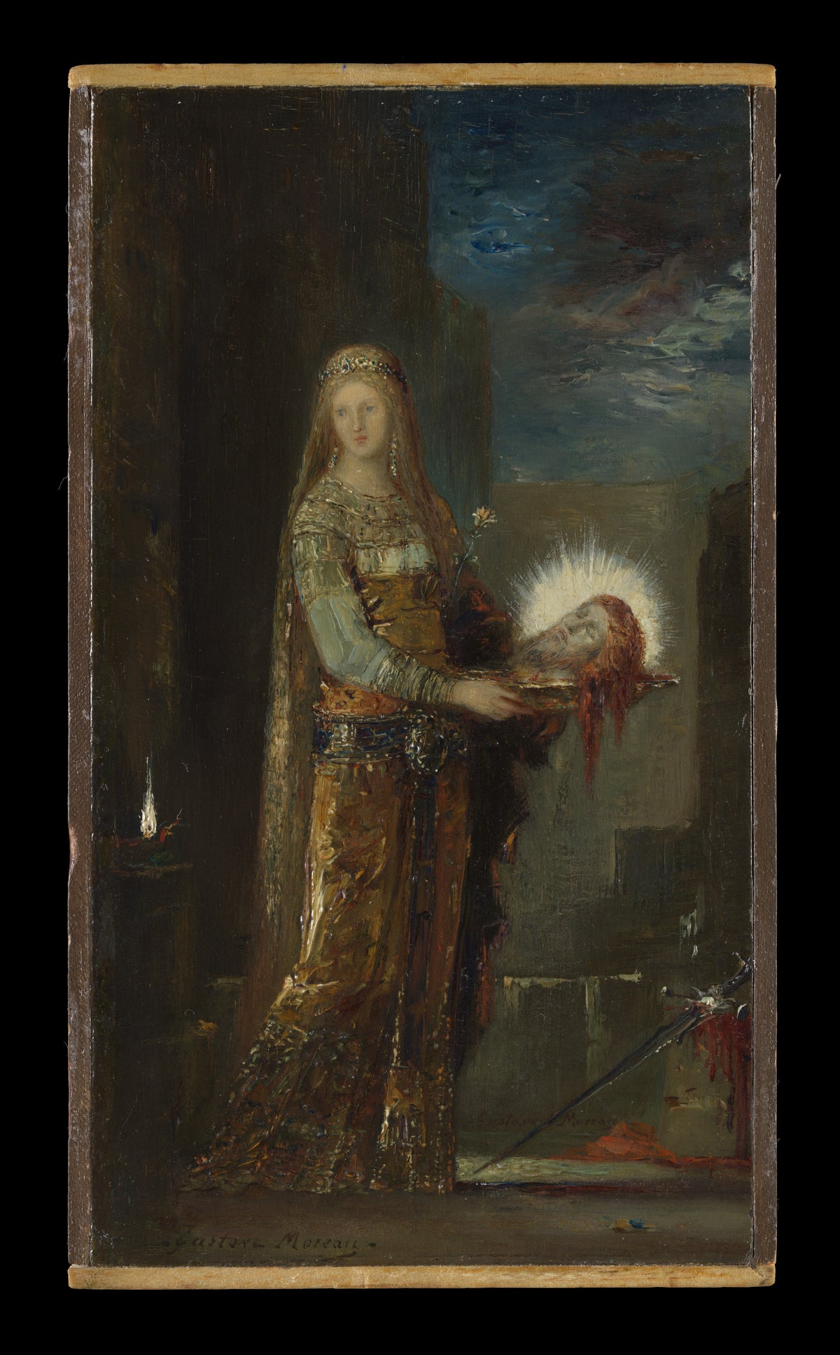 Salome with the Head of John the Baptist by Gustave Moreau - Classic Art canvas print