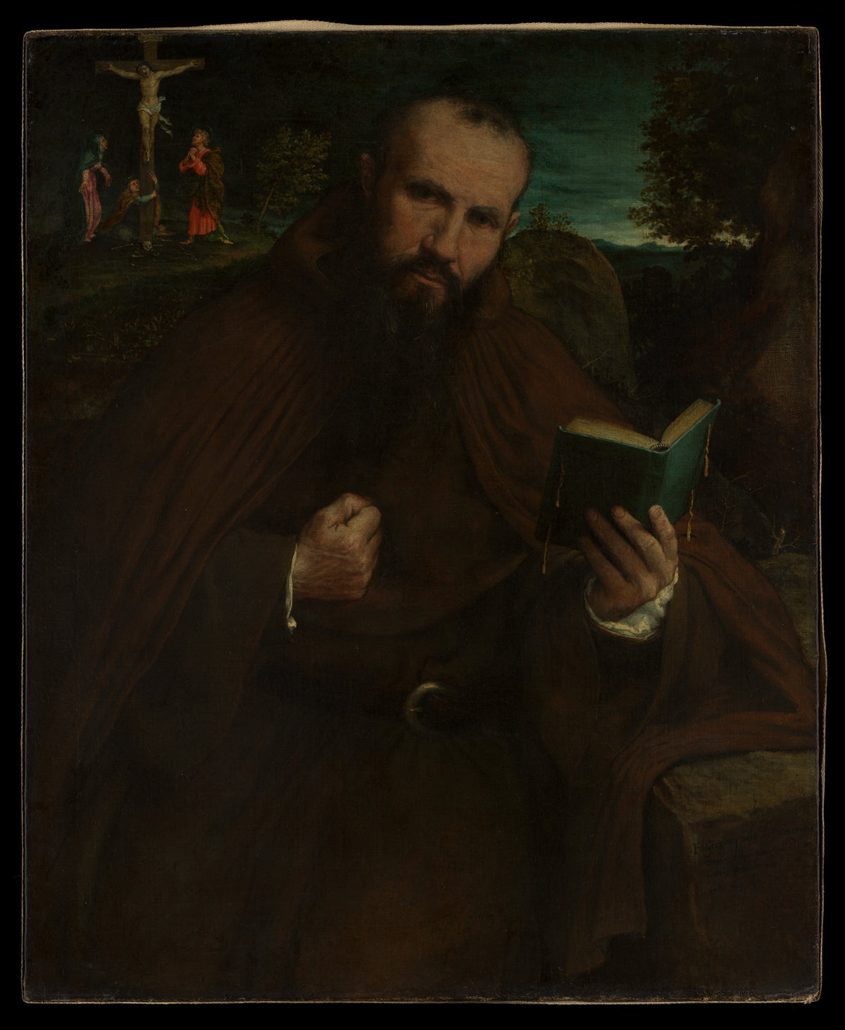 Brother Gregorio Belo of Vicenza by Lorenzo Lotto - Oil Painting canvas print