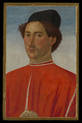 Portrait of a Man by Cosimo Rosselli - Tempera canvas print