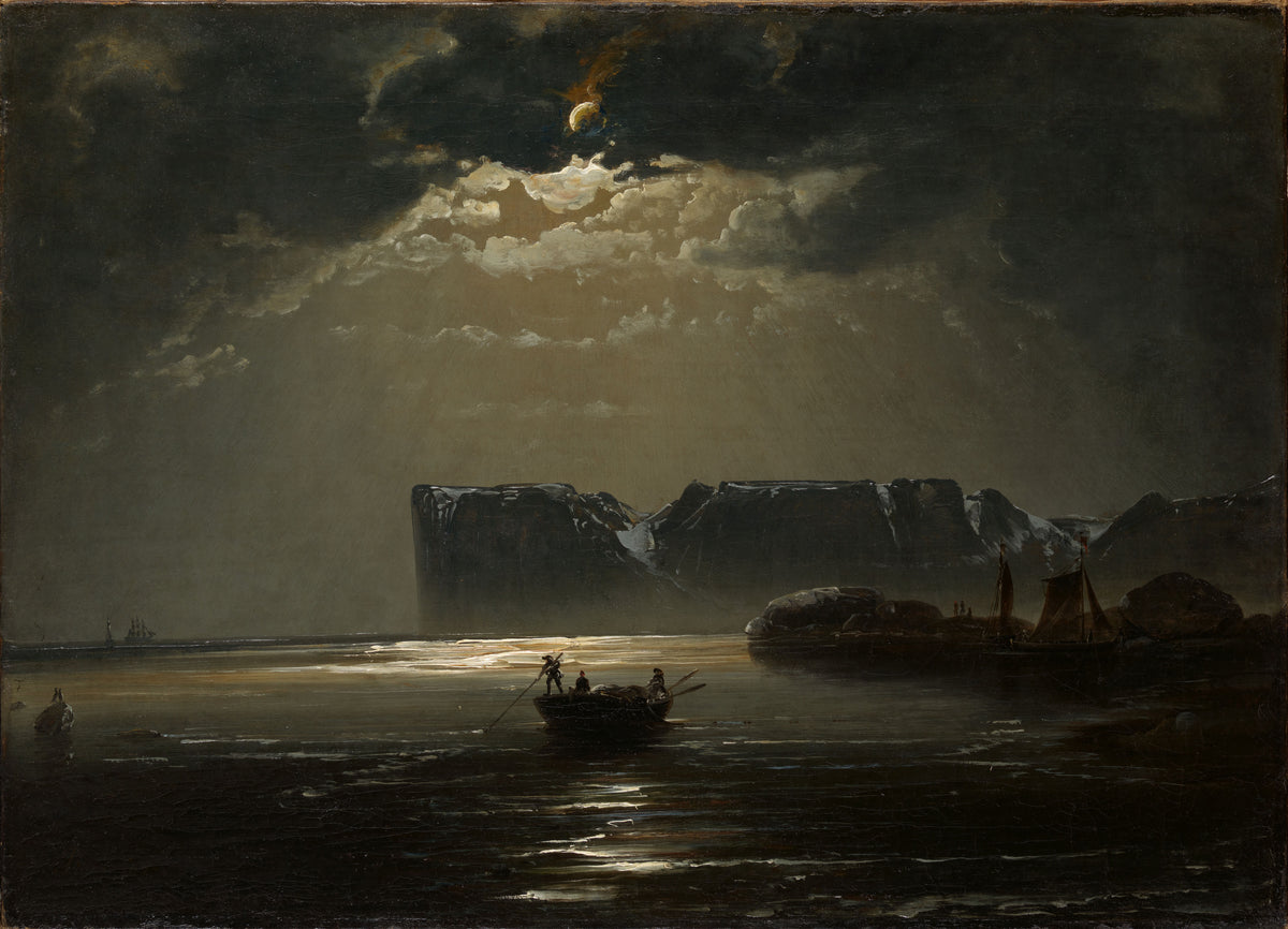 The North Cape by Moonlight by Peder Balke - Oil Painting canvas print
