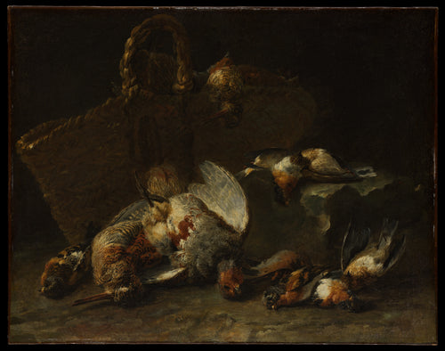 A Basket and Birds by Jan Fyt - Oil Painting canvas print