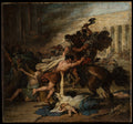 The Sack of Jerusalem by the Romans by François Joseph Heim - Oil Painting canvas print
