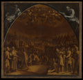 The Gathering of Manna by Aurelio Lomi - Oil Painting canvas print