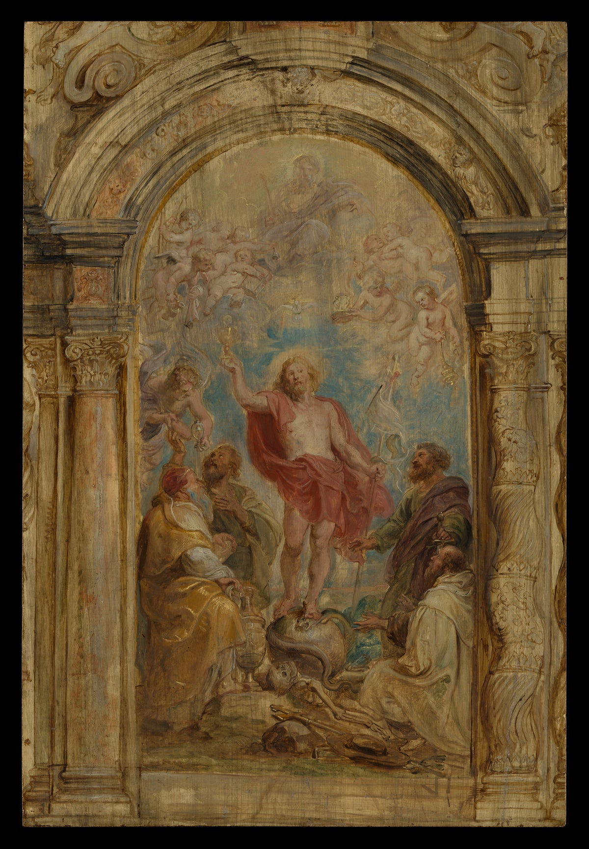 The Glorification of the Eucharist by Peter Paul Rubens - Baroque canvas print