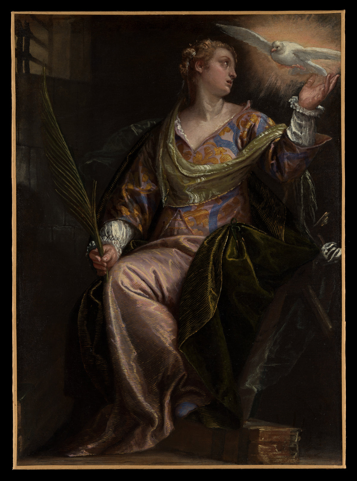 Saint Catherine of Alexandria in Prison by Paolo Veronese (Paolo Caliari) - Oil Painting canvas print