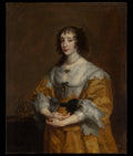 Queen Henrietta Maria by Anthony van Dyck - Oil Painting canvas print