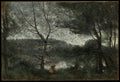 Ville-d'Avray by Camille Corot - Realist canvas print
