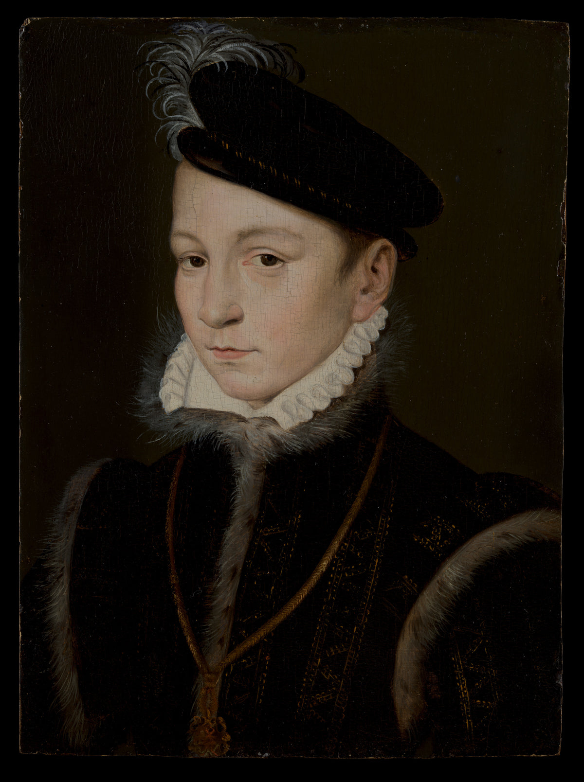 Charles IX 15501574, King of France by François Clouet - Classic Art canvas print