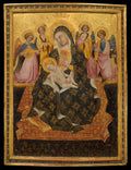 Madonna and Child with Angels by Pietro di Domenico da Montepulciano - Tempera canvas print