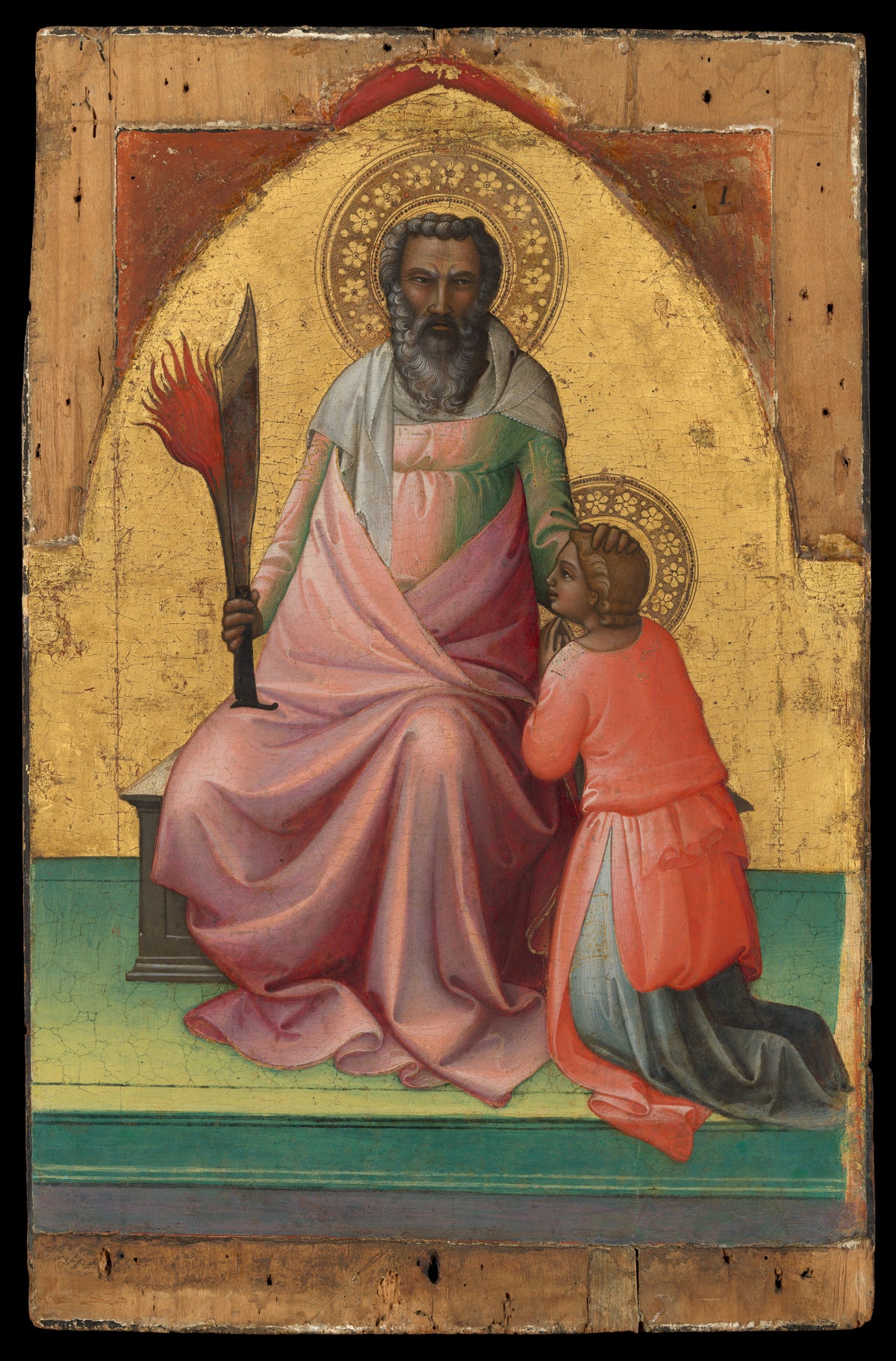Abraham by Lorenzo Monaco (Piero di Giovanni) - Tempera canvas print