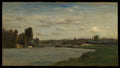 Landscape on a River by Charles-François Daubigny - Classic Art canvas print