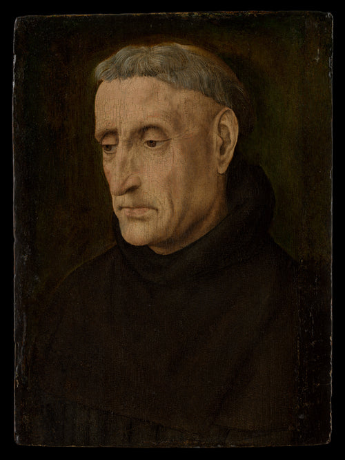 A Benedictine Monk by Hugo van der Goes - Classic Art canvas print