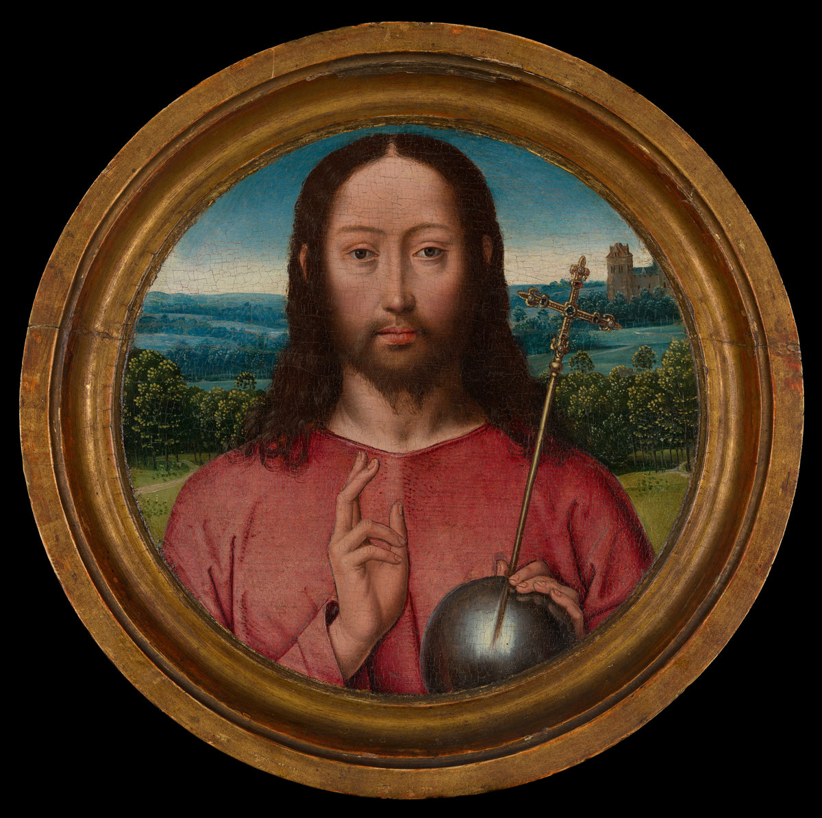 Salvator Mundi by Hans Memling - Northern Renaissance canvas print