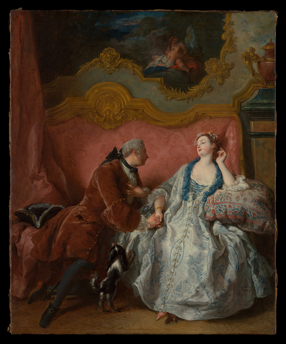 The Declaration of Love by Jean François de Troy - Oil Painting canvas print