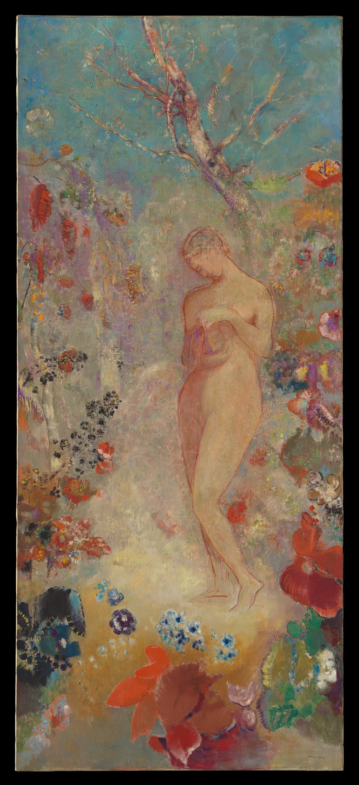 Pandora by Odilon Redon - Symbolist canvas print