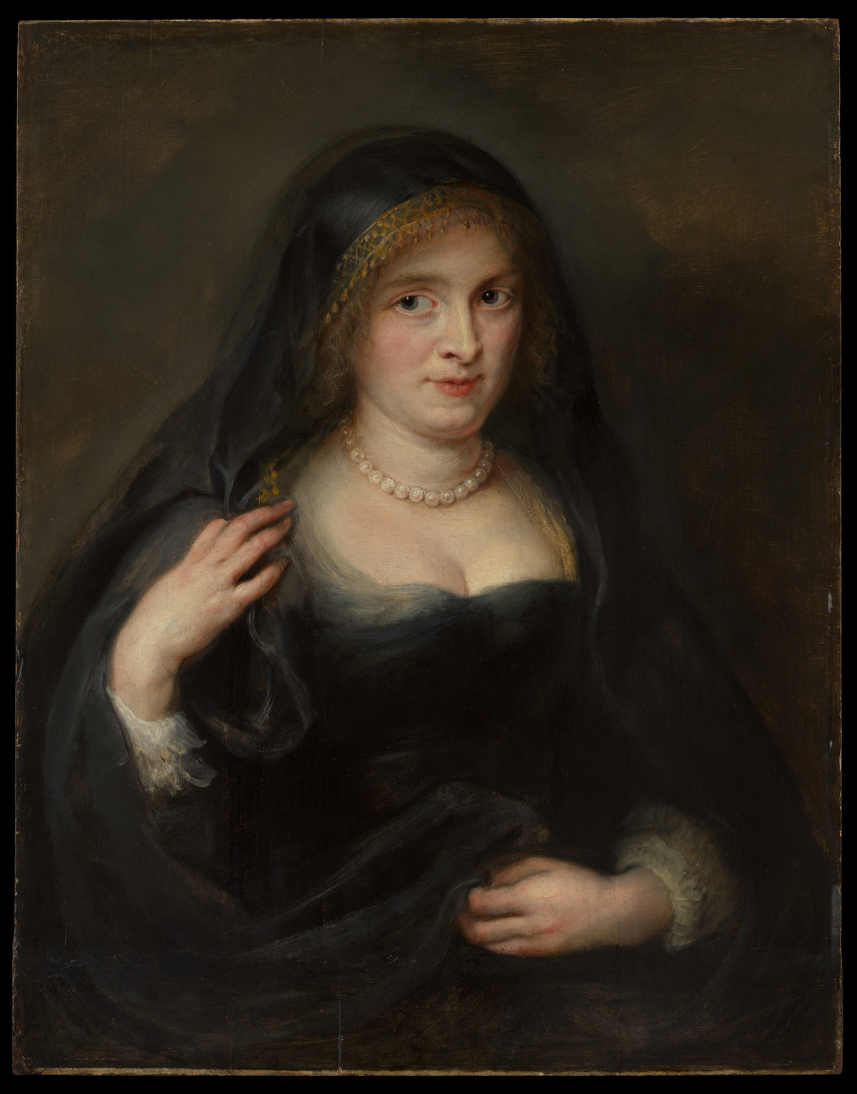 Portrait of a Woman, Probably Susanna Lunden Susanna Fourment, 15991628 by Peter Paul Rubens - Baroque canvas print
