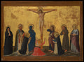 The Crucifixion by Fra Angelico (Guido di Pietro) - Tempera canvas print