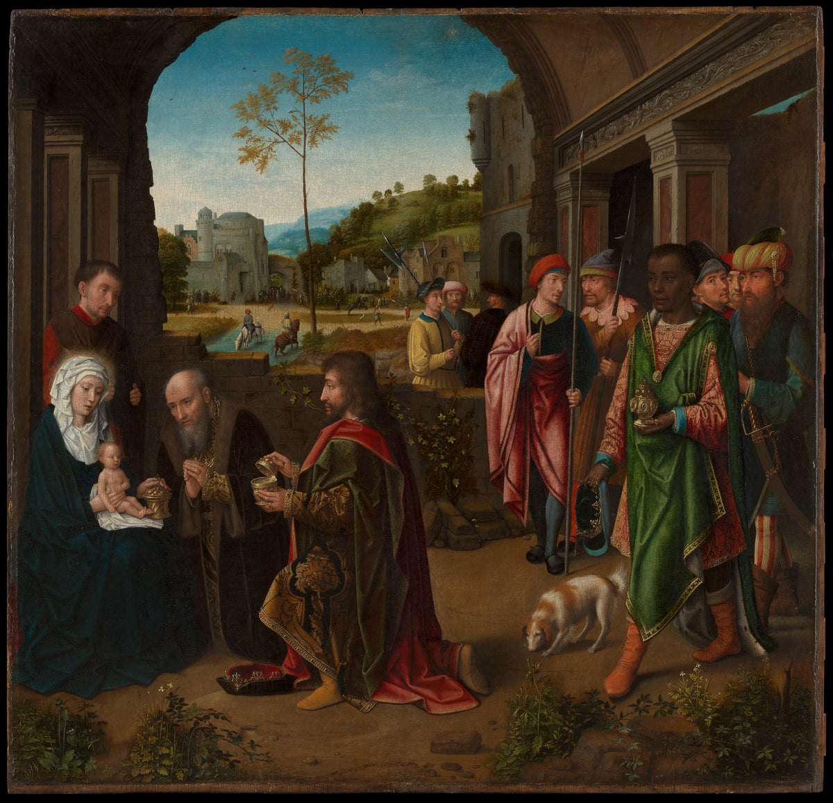 The Adoration of the Magi by Gerard David - Classic Art canvas print