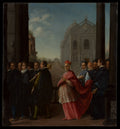 A Cardinal's Procession by Ottavio Leoni (Il Padovano) - Classic Art canvas print