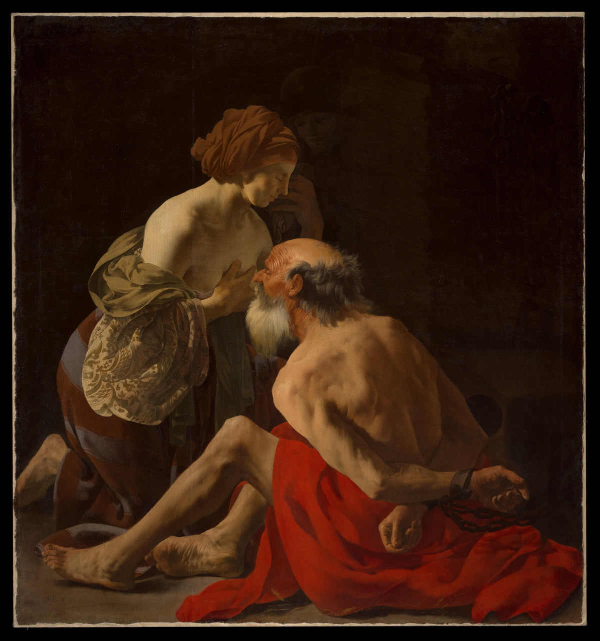 Roman Charity by Hendrick ter Brugghen - Oil Painting canvas print