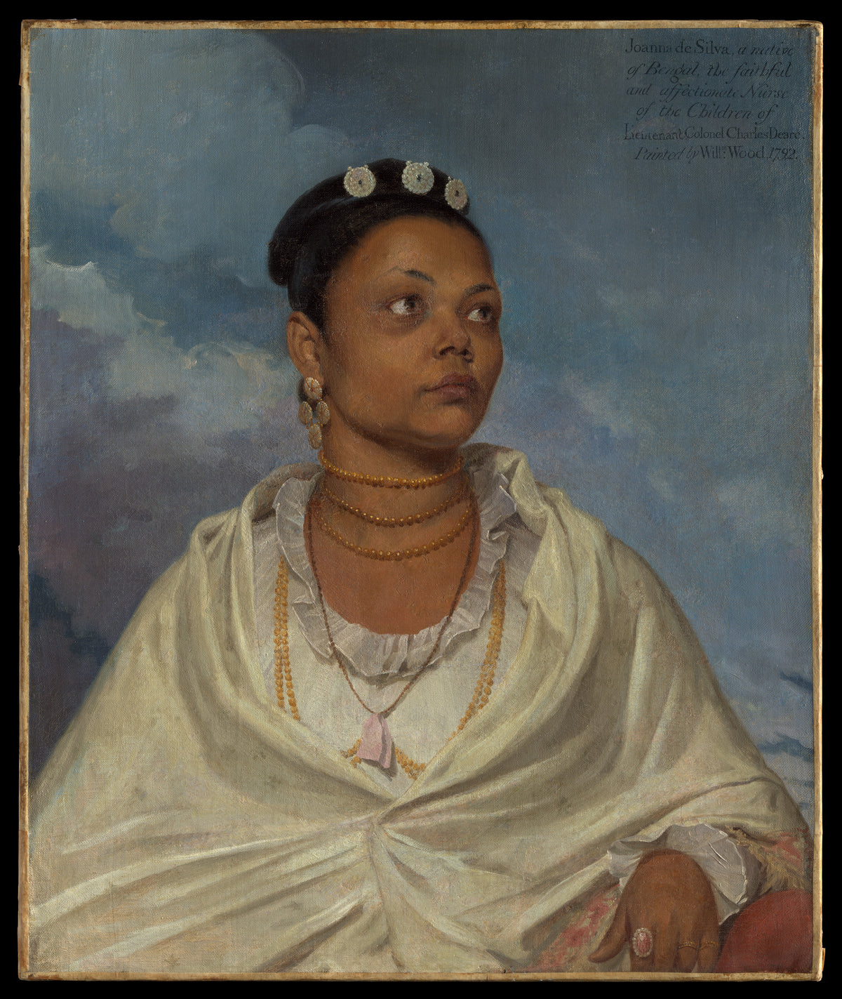 Joanna de Silva by William Wood - Oil Painting canvas print