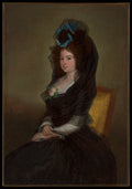 Narcisa Baraano Gayoso de Goicoechea by Goya (Francisco de Goya y Lucientes) - Romantic canvas print