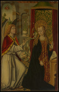 The Annunciation by Budapest Master - Classic Art canvas print