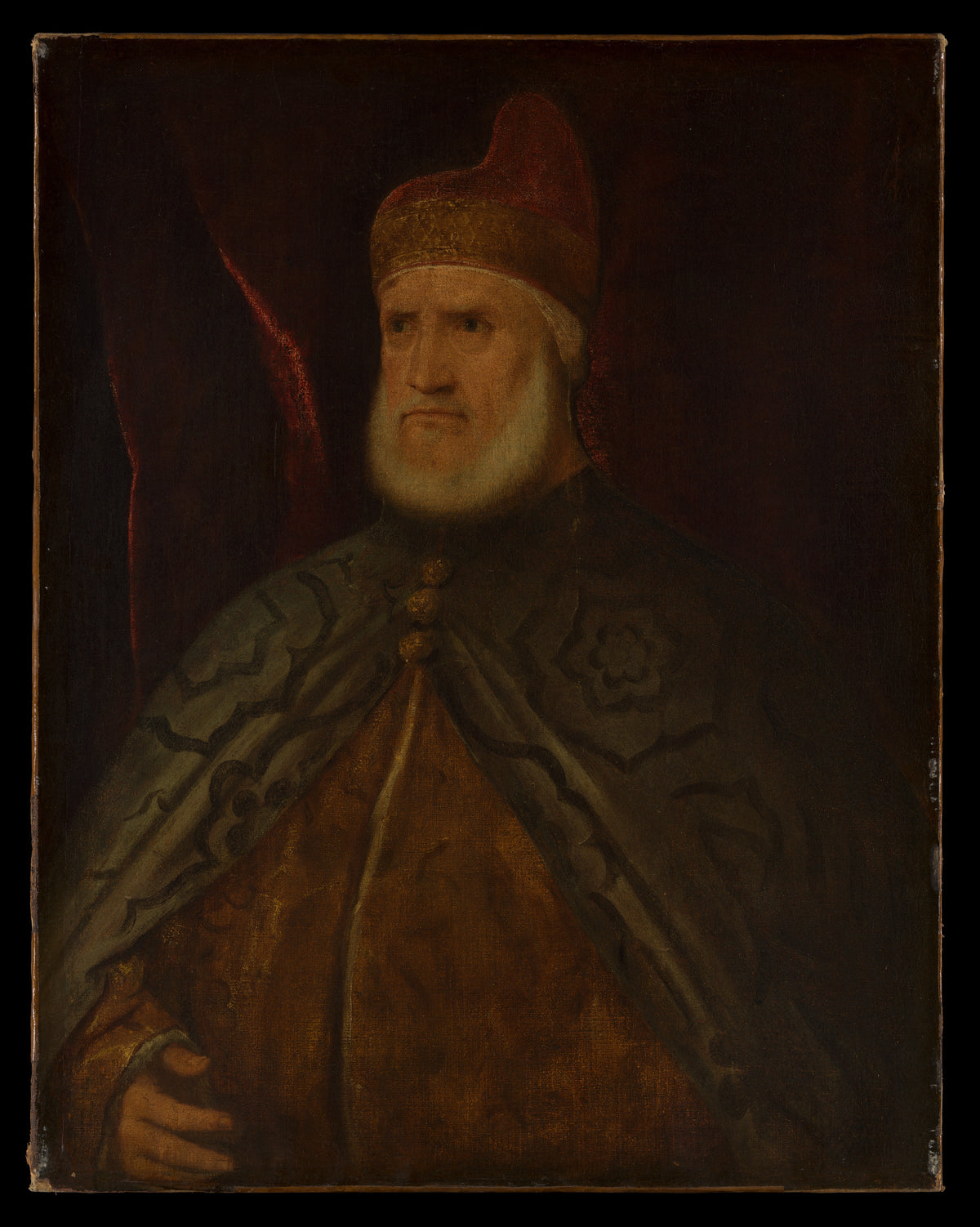 Doge Andrea Gritti 14551538 by Titian - Renaissance canvas print