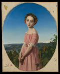 Faustine Lo 18321865 by Henri Lehmann - Oil Painting canvas print