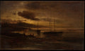 Night Scene on the Volga by Alexei Kondratievich Savrasov - Classic Art canvas print