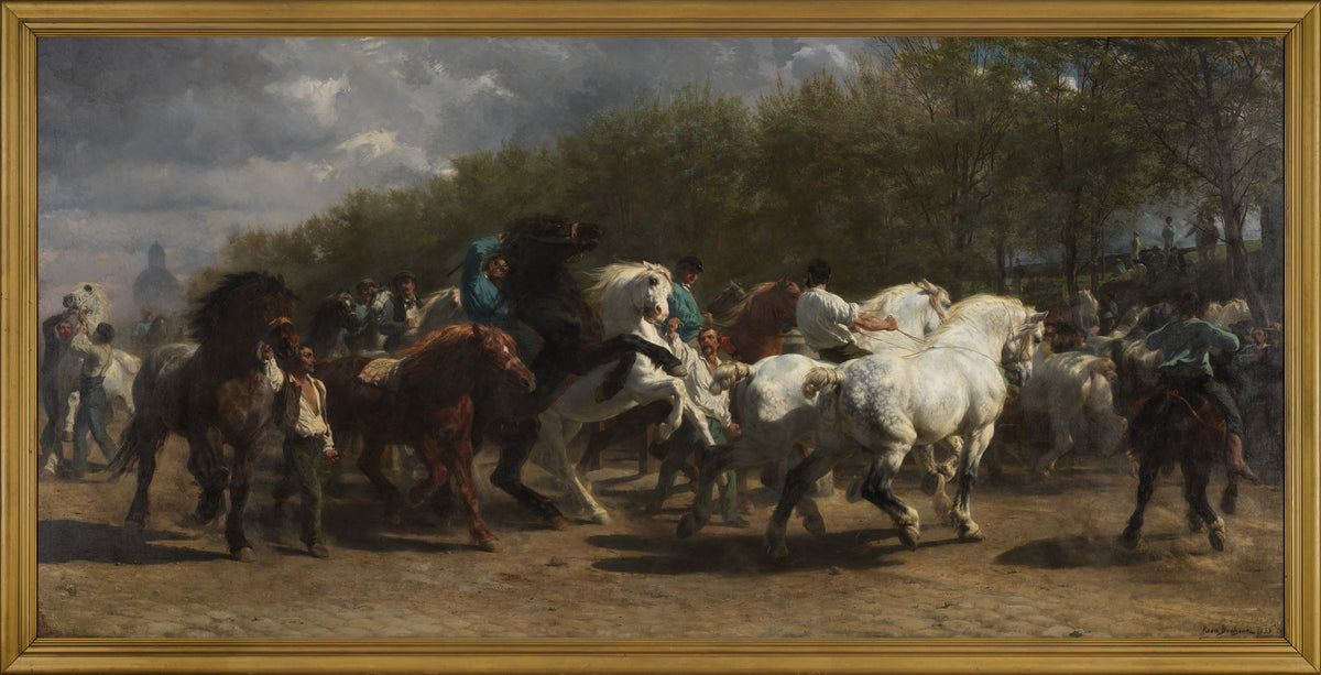 The Horse Fair by Rosa Bonheur - Oil Painting canvas print