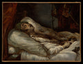 General Letellier on His Deathbed by Théodore Géricault - Oil Painting canvas print