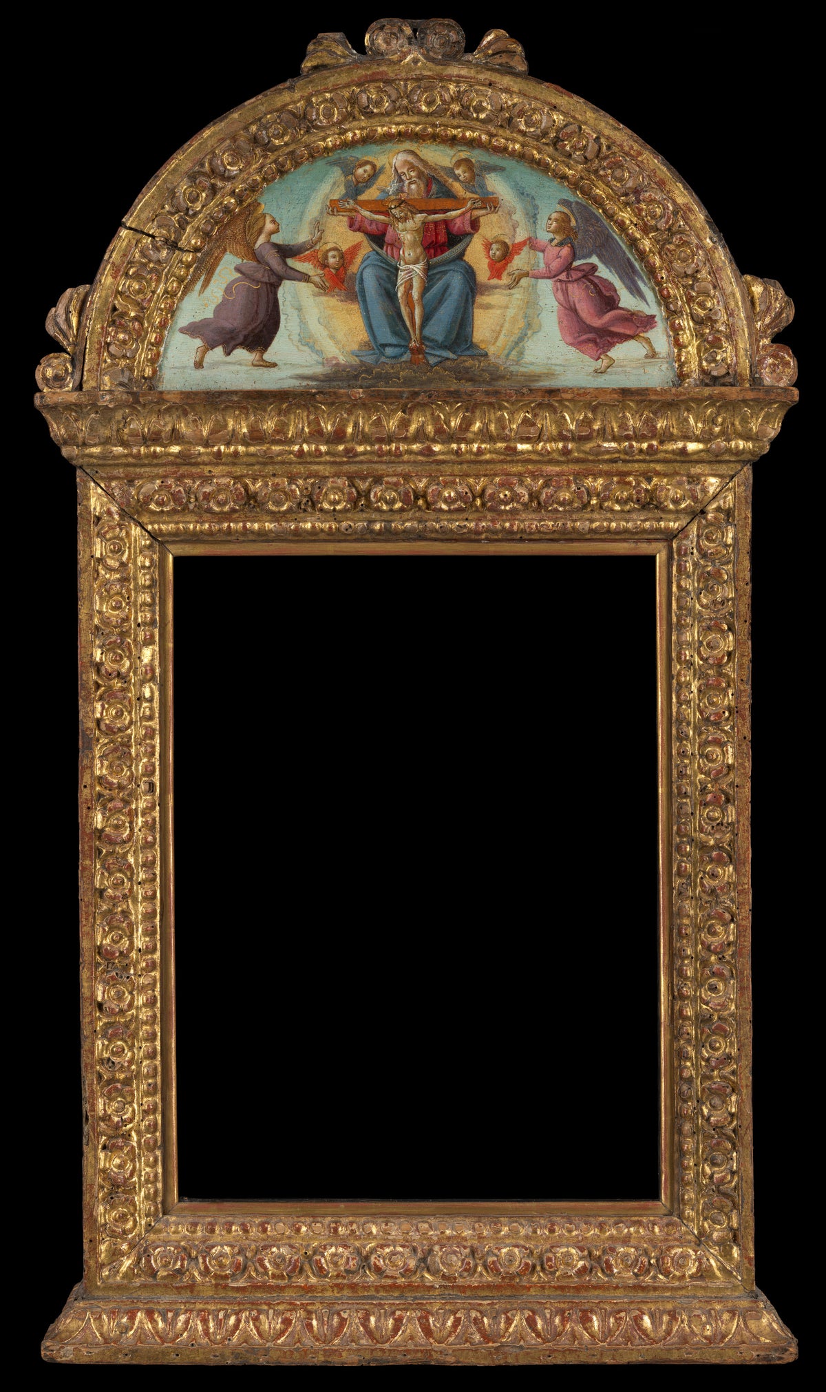 The Trinity by Bartolomeo di Giovanni - Tempera canvas print