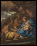 The Flight into Egypt by Luca Giordano - Oil Painting canvas print