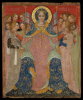Saint Ursula and Her Maidens by Niccolò di Pietro - Tempera canvas print
