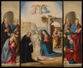 The Nativity with Saints by Ridolfo Ghirlandaio - Classic Art canvas print