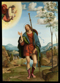 Saint Roch by Francesco Francia - Tempera canvas print