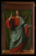 Christ Blessing by Andrea Solario - Classic Art canvas print